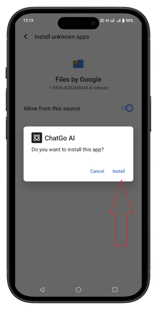 select Install
